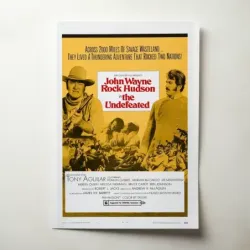 The Undefeated (1969) Fine Art Movie Poster