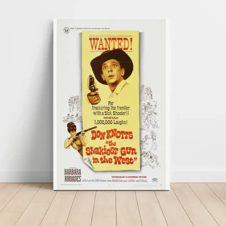 The Shakiest Gun in the West (1968) Fine Art Movie Poster