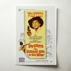 The Shakiest Gun in the West (1968) Fine Art Movie Poster