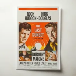The Last Sunset (1961) Fine Art Movie Poster