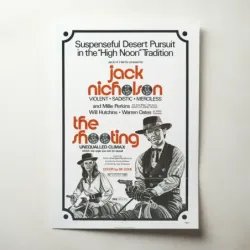 The Shooting (1966) Fine Art Movie Poster
