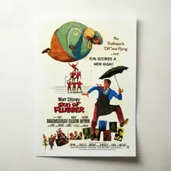Son of Flubber (1963) Fine Art Movie Poster