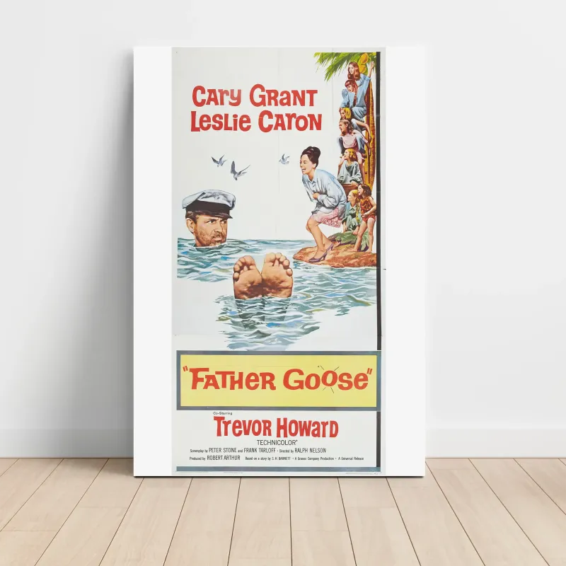 Father Goose (1964) Fine Art Movie Poster