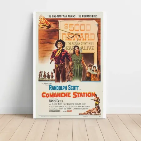 Comanche Station (1960) Fine Art Movie Poster