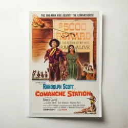 Comanche Station (1960) Fine Art Movie Poster