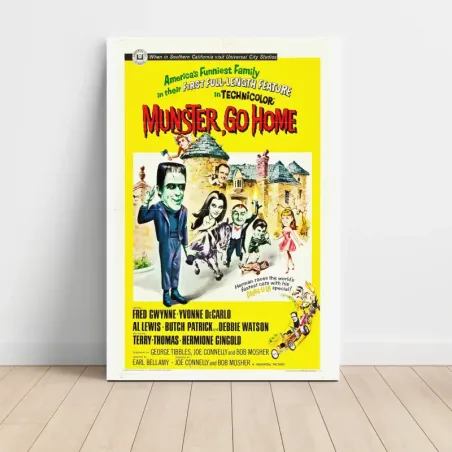 Munster, Go Home! (1966) Fine Art Movie Poster