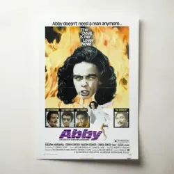 Abby (1974) Fine Art Movie Poster