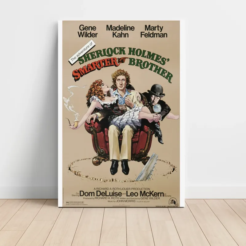 The Adventure of Sherlock Holmes' Smarter Brother (1975) Fine Art Movie Poster