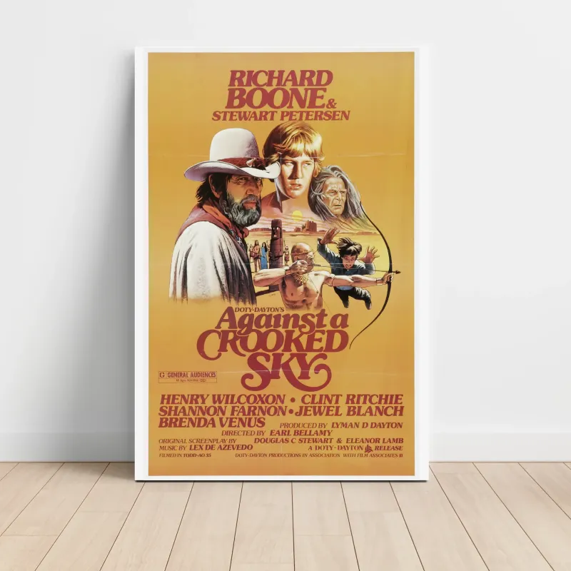 Against a Crooked Sky (1975) Fine Art Movie Poster