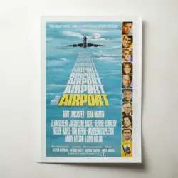 Airport (1970) Fine Art Movie Poster