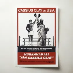a.k.a. Cassius Clay (1970) Fine Art Movie Poster