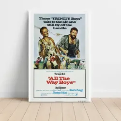 All the Way, Boys! (1972) Fine Art Movie Poster