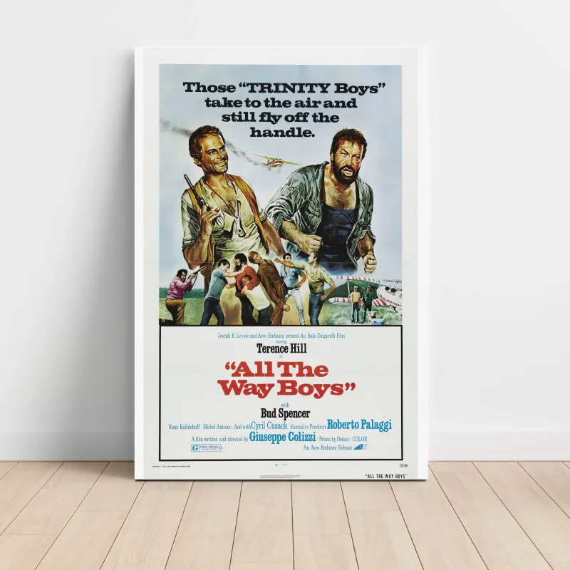 All the Way, Boys! (1972) Fine Art Movie Poster