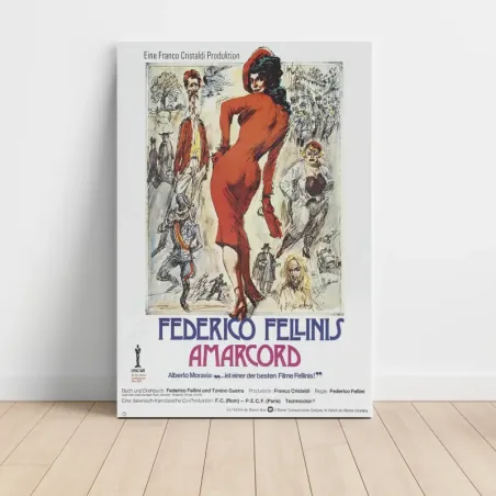 Amarcord (1973) Fine Art Movie Poster