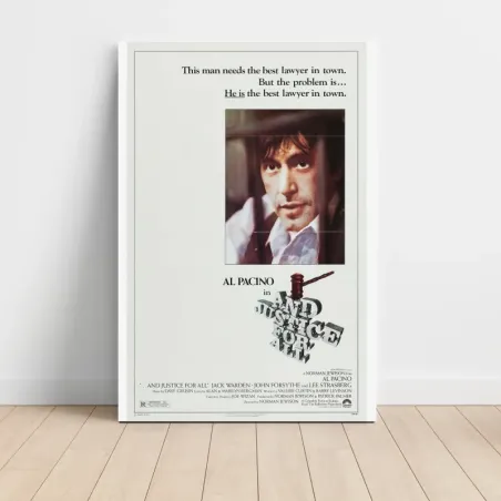 ...And Justice for All (1979) Fine Art Movie Poster
