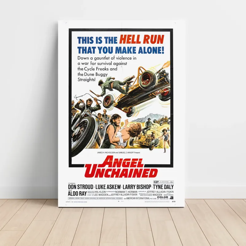 Angel Unchained (1970) Fine Art Movie Poster