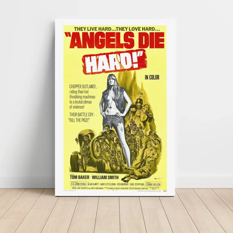Angels Die Hard (1970) Fine Art Movie Poster