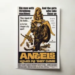 Angels Hard as They Come (1971) Fine Art Movie Poster
