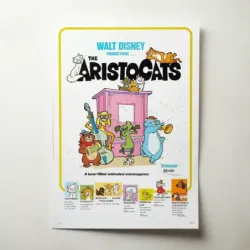 The Aristocats (1970) Fine Art Movie Poster (Design 1)