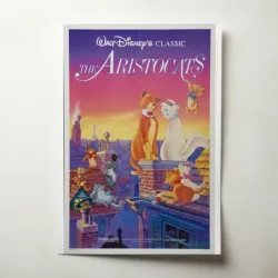 The Aristocats (1970) Fine Art Movie Poster (Design 2)