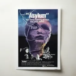 Asylum (1972) Fine Art Movie Poster