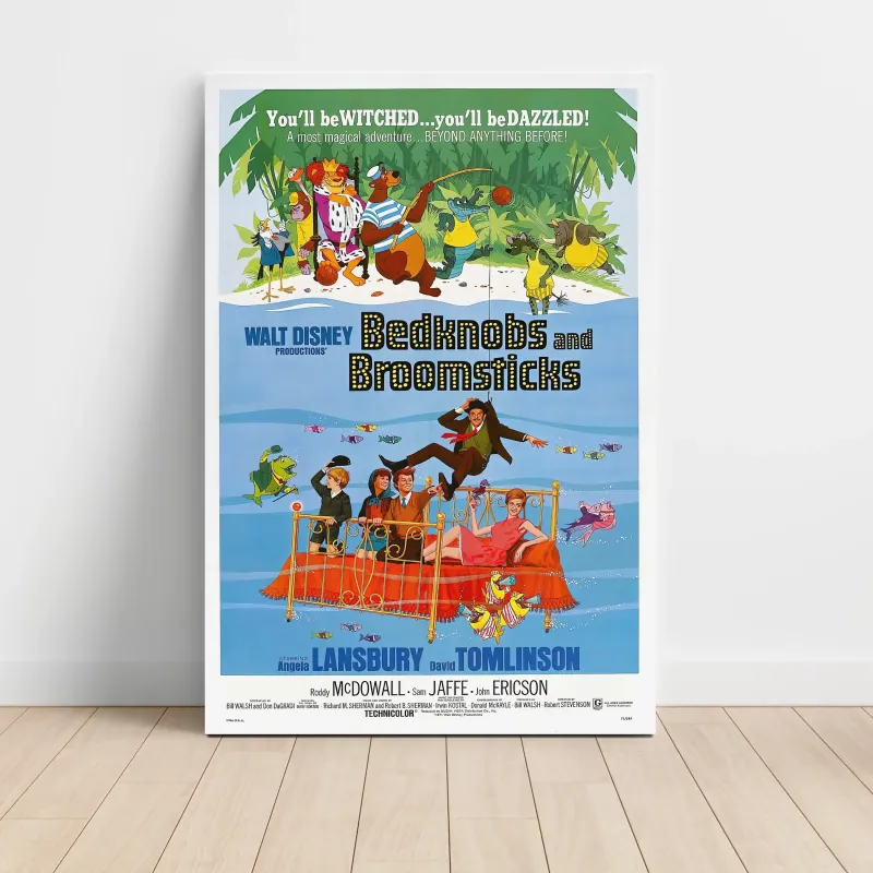 Bedknobs and Broomsticks (1971) Fine Art Movie Poster