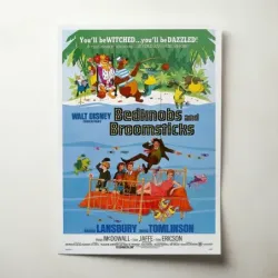 Bedknobs and Broomsticks (1971) Fine Art Movie Poster