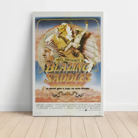 Blazing Saddles (1974) Fine Art Movie Poster