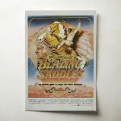 Blazing Saddles (1974) Fine Art Movie Poster