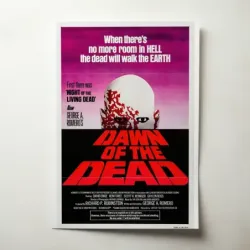 Dawn of the Dead (1978) Fine Art Movie Poster