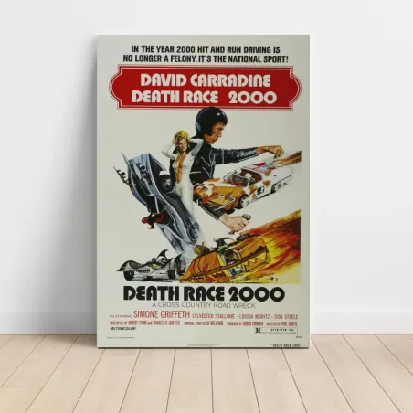 Death Race 2000 (1975) Fine Art Movie Poster