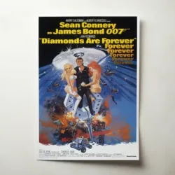 Diamonds Are Forever (1971) Fine Art Movie Poster