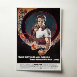 Every Which Way but Loose (1978) Fine Art Movie Poster