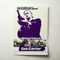 Get Carter (1971) Fine Art Movie Poster