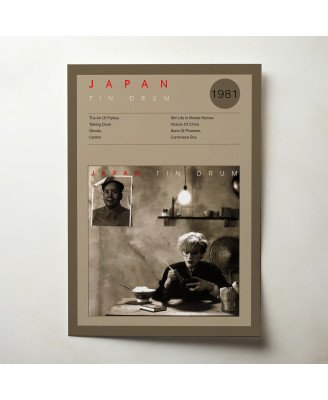 Japan – Tin Drum Fine Art Album Poster Wall Art