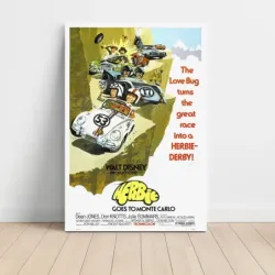Herbie Goes to Monte Carlo (1977) Fine Art Movie Poster