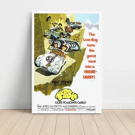 Herbie Goes to Monte Carlo (1977) Fine Art Movie Poster