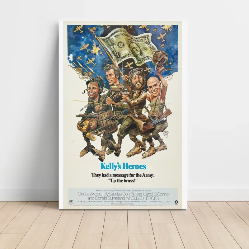 Kelly's Heroes (1970) Fine Art Movie Poster