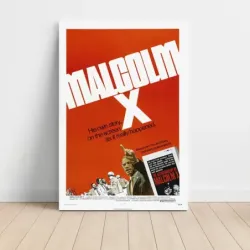 Malcolm X (1972) Fine Art Movie Poster