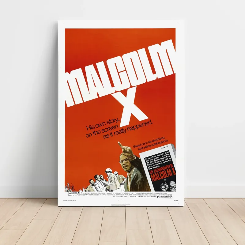 Malcolm X (1972) Fine Art Movie Poster
