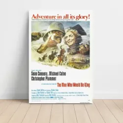 The Man Who Would Be King (1975) Fine Art Movie Poster