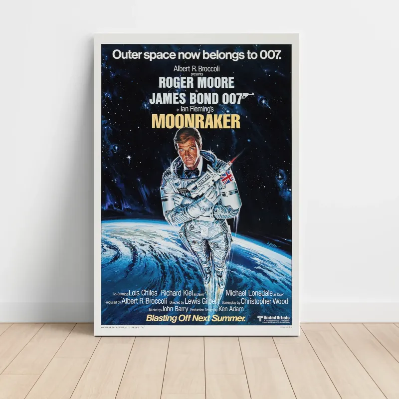 Moonraker (1979) Fine Art Movie Poster