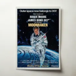 Moonraker (1979) Fine Art Movie Poster