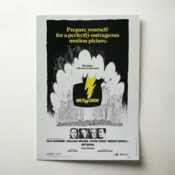 Network (1976) Fine Art Movie Poster