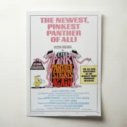 The Pink Panther Strikes Again (1976) Fine Art Movie Poster