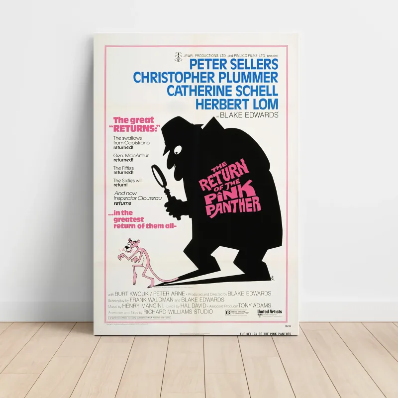 The Return of the Pink Panther (1975) Fine Art Movie Poster