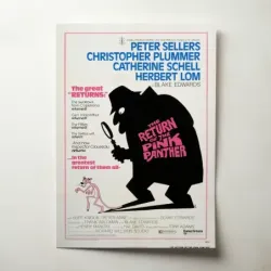 The Return of the Pink Panther (1975) Fine Art Movie Poster