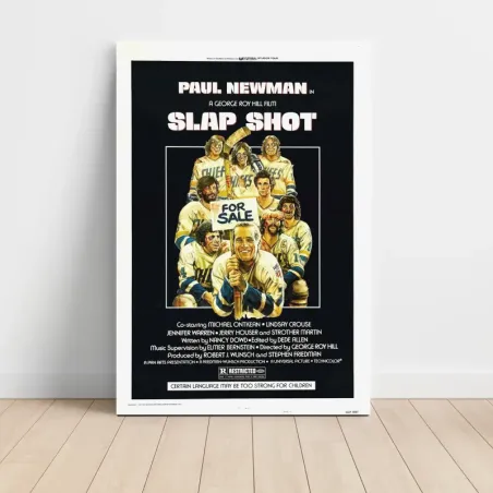Slap Shot (1977) Fine Art Movie Poster