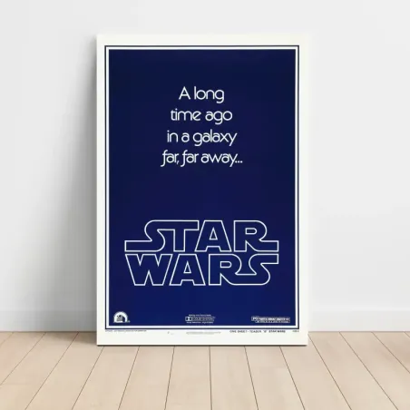 Star Wars (1977) Fine Art Movie Poster (Design 2)