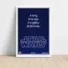 Star Wars (1977) Fine Art Movie Poster (Design 2)